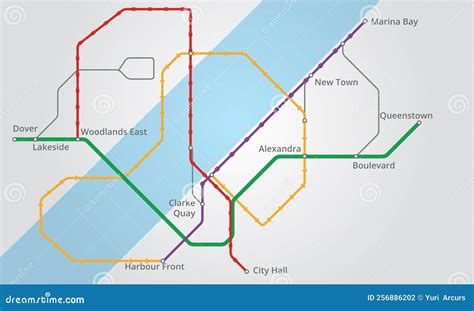 Mapping Out the Route. Cropped View of a Map of the Underground Railway Lines. Stock Photo ...