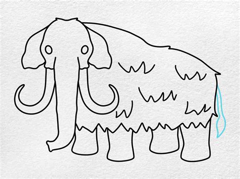 How to Draw a Woolly Mammoth - HelloArtsy