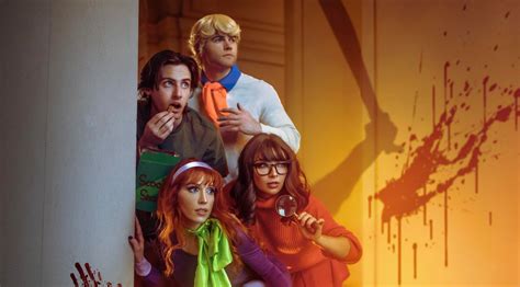 The gang's all here: Scooby-Doo cosplay