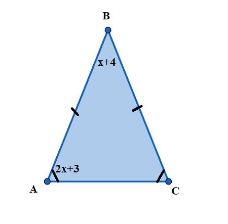 How to find Angle Measures of an Isosceles Triangle Given Angles with ...