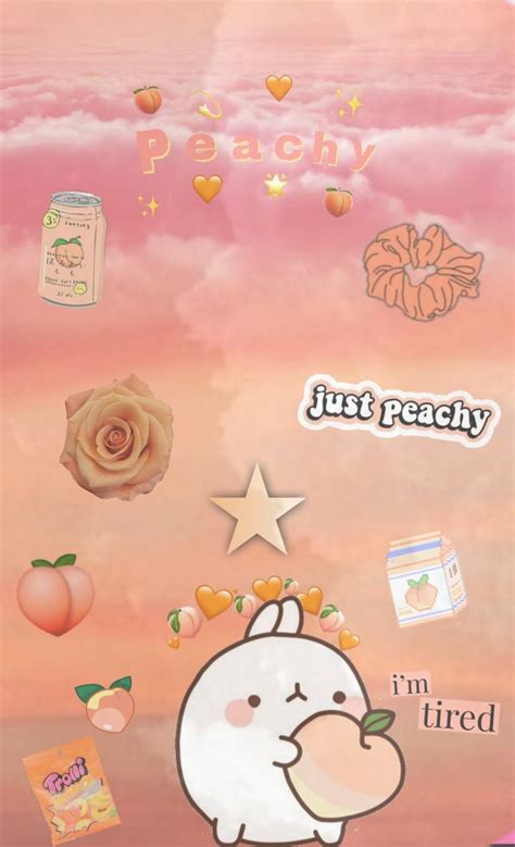 Peach Colour Aesthetic Wallpapers - Wallpaper Cave