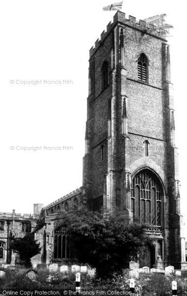 Photo of Mildenhall, St Mary's Church c.1955 - Francis Frith