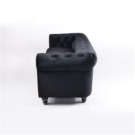 China Customized Chesterfield Design Black Velvet Sofa Manufacturers, Suppliers - Factory Direct ...