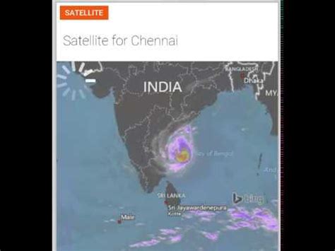 Chennai Satellite Weather Map