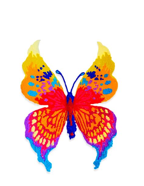 Butterfly №1 (Free Template For a 3D Pen)