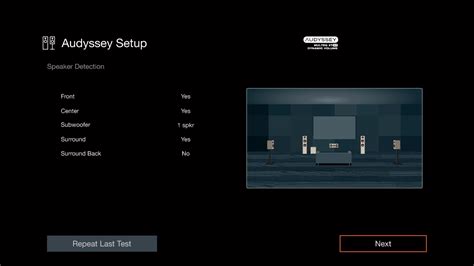 Procedure for speaker settings (Audyssey® Setup) AVR-X3800H