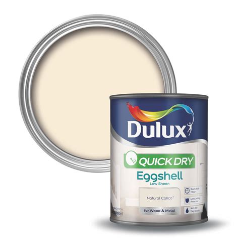 Dulux Interior Natural Calico Eggshell Wood & Metal Paint 750ml ...