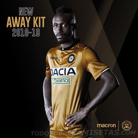 Udinese Calcio Macron Away Kit 2018-19 - Todo Sobre Camisetas