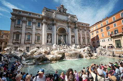 Trevi Fontain. Monumento in Stile Tardo Barocco. Architetto Nicola Salvi