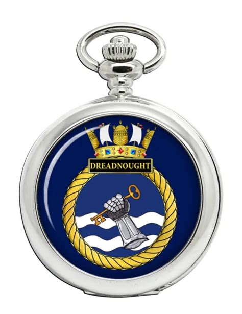 HMS DREADNOUGHT, ROYAL Navy Pocket Watch $48.30 - PicClick