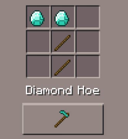 Diamond Hoe: Minecraft Pocket Edition: CanTeach