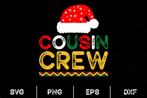 Cousin Crew, Christmas, SVG Graphic by AnuchaSVG · Creative Fabrica