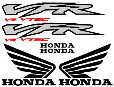 Honda vfr 800 vtec stickers