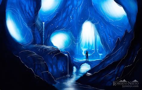 Ice cave - speedpaint | Fantasy art landscapes, Fantasy landscape, Fantasy art