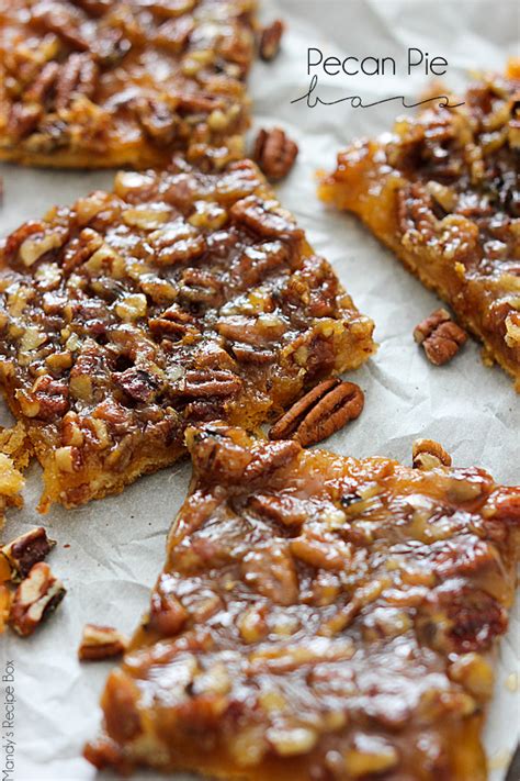 Pecan Pie Bars | Mandy's Recipe Box