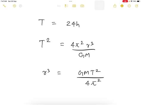 SOLVED: A geosynchronous Earth satellite is one that remains above the same point on Earth ...