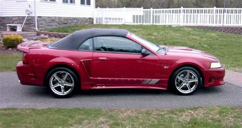 Laser Red 2000 Saleen S281 Ford Mustang Convertible