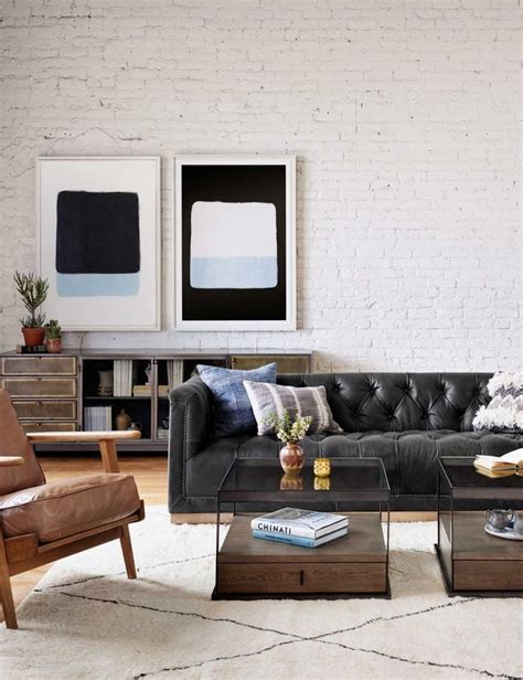 16 Stylish Black Leather Sofa Decorating Ideas | Black leather sofa living room, Leather sofa ...