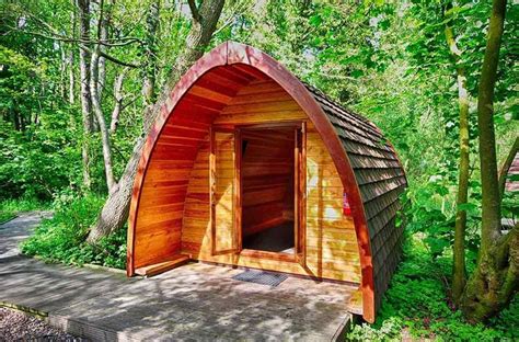 Shepherd's Hut Glamping Norfolk Campsite Woodland Quiet | Camping pod ...