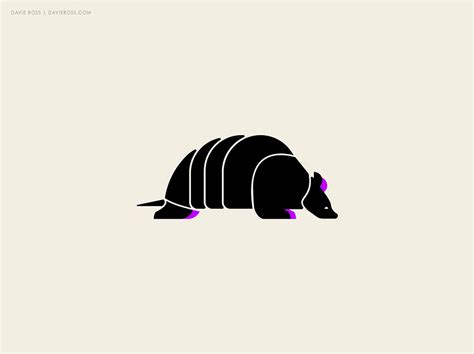 Armadillo Logo by Davie Ross on Dribbble