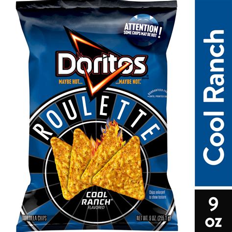 Doritos Roulette Cool Ranch Flavored Tortilla Chips, 9 oz Bag - Walmart.com