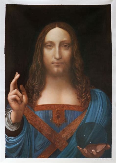 Salvator Mundi Leonardo da Vinci handbemalt Ölgemälde | Etsy