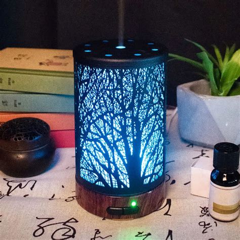 Metal Essential Oil Diffuser 100ml Aroma Diffuser Ultrasonic ...