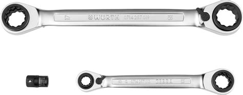 Double Ring Ratcheting Box Wrench Set, 8mm - 19mm | Wurth Canada