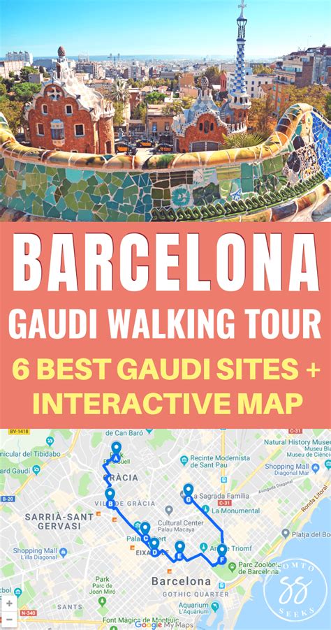 A Self-Guided Gaudi Walking Tour of Barcelona with Map - Somto Seeks