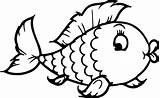 Coloring Fish Pages sketch template