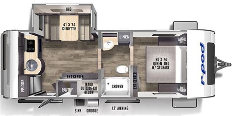 2023 Forest River R-Pod RP-202 specs and literature guide