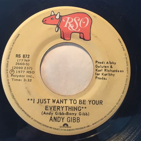 Andy Gibb – I Just Want To Be Your Everything (1977, Vinyl) - Discogs