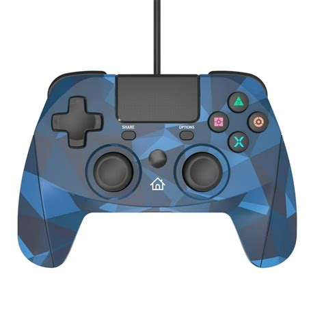 PS4 GAME:PAD 4 S Controller - Wired Blue Camo, PlayStation 4, Snakebyte, 847163012392 - Walmart ...