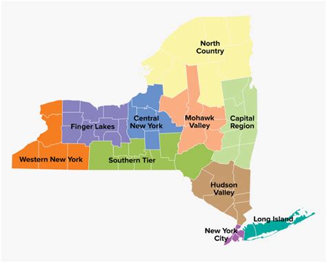 New York Region Map, HD Png Download , Transparent Png Image - PNGitem