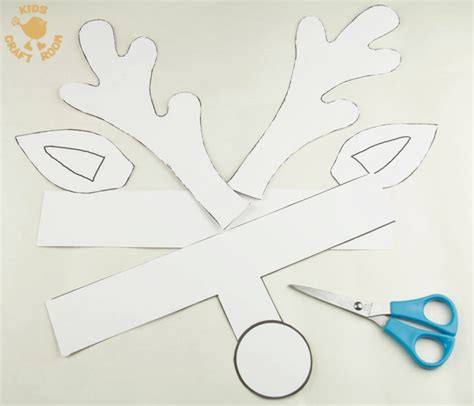 Free Printable Reindeer Antlers Templates