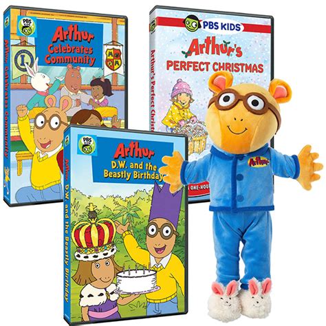 Arthur Plush and DVD Set | Shop.PBS.org