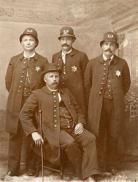 Vintage Canadian Policemen in 1890