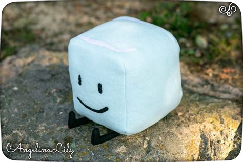 BFDI Ice Cube Handmade Plush Toy Icy Plush Battle for Dream - Etsy Hong ...