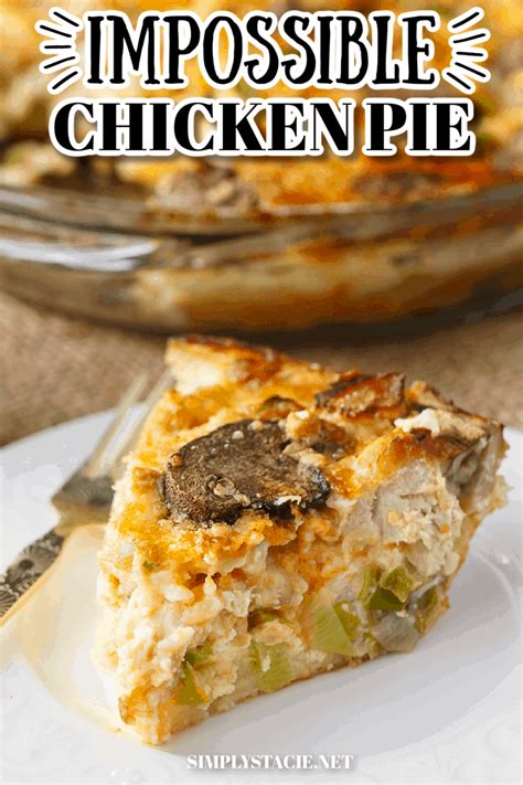 Impossible Chicken Pie - Simply Stacie