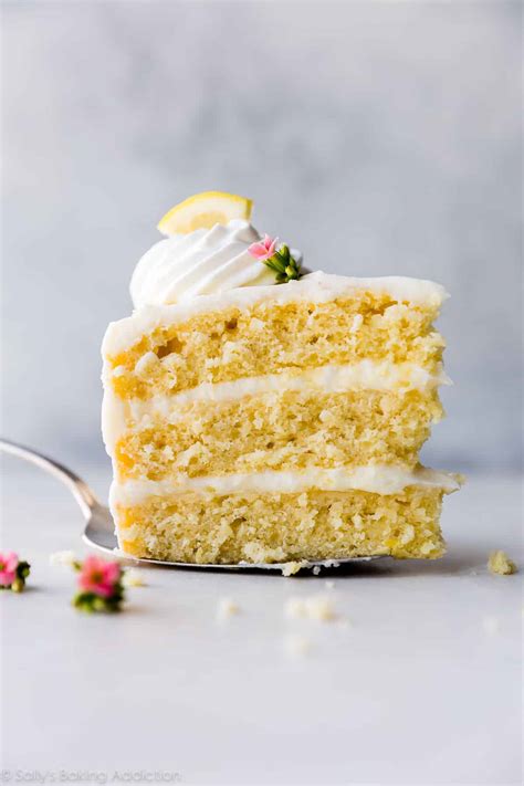 Lemon Layer Cake with Lemon Cream Cheese Buttercream - Sally's Baking Addiction