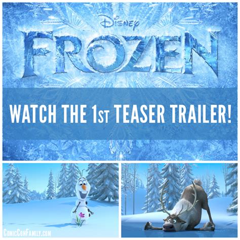 Watch the 1st Trailer from Disney’s Frozen! – Magic Filled Memories