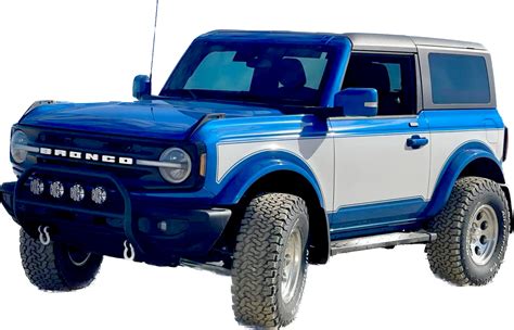 2021-up Ford Bronco Two Tone Center Body Graphics