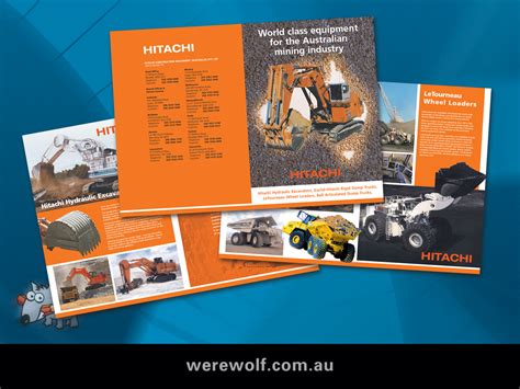 Hitachi Mining Equipment Brochure. by Werewolf Graphics on Dribbble