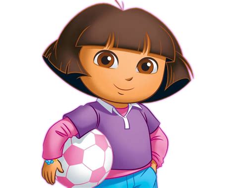 Image - Dora holding soccer ball.png - Dora the Explorer Wiki