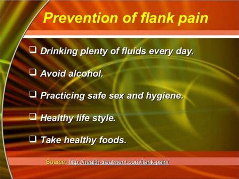 Flank pain