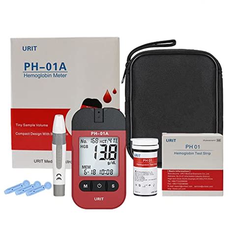 Buy Hemoglobin Meter Anemia Monitor kit Hemoglobin Test Meter Hemoglobin Analyzer Test kit ...