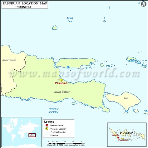 Where is Pasuruan | Location of Pasuruan in Indonesia Map