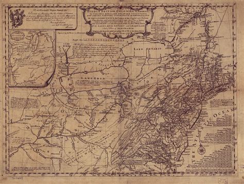 Map Of The Middle Colonies Labeled