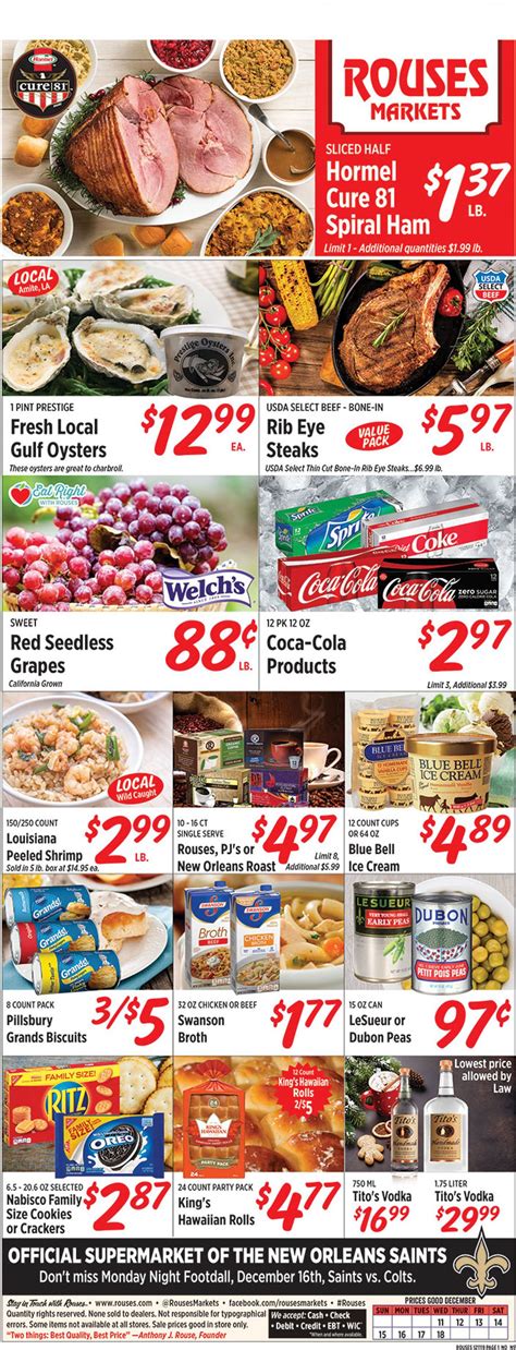 Rouses Current weekly ad 12/11 - 12/18/2019 - frequent-ads.com