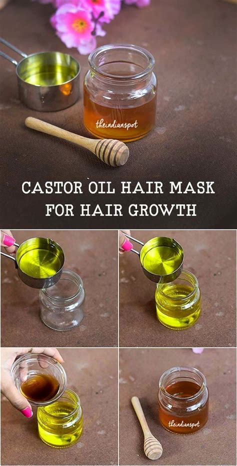 CASTOR OIL HAIR MASK FOR HAIR GROWTH. Use avocado oil in place of olive oil. #diy #beauty ...